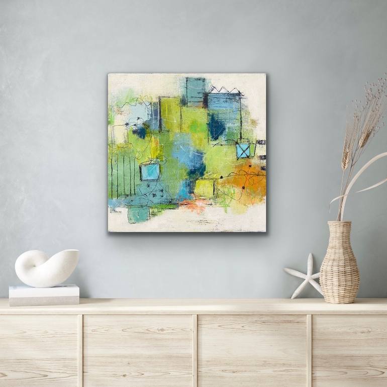 Original Abstract Landscape Painting by Shellie Garber