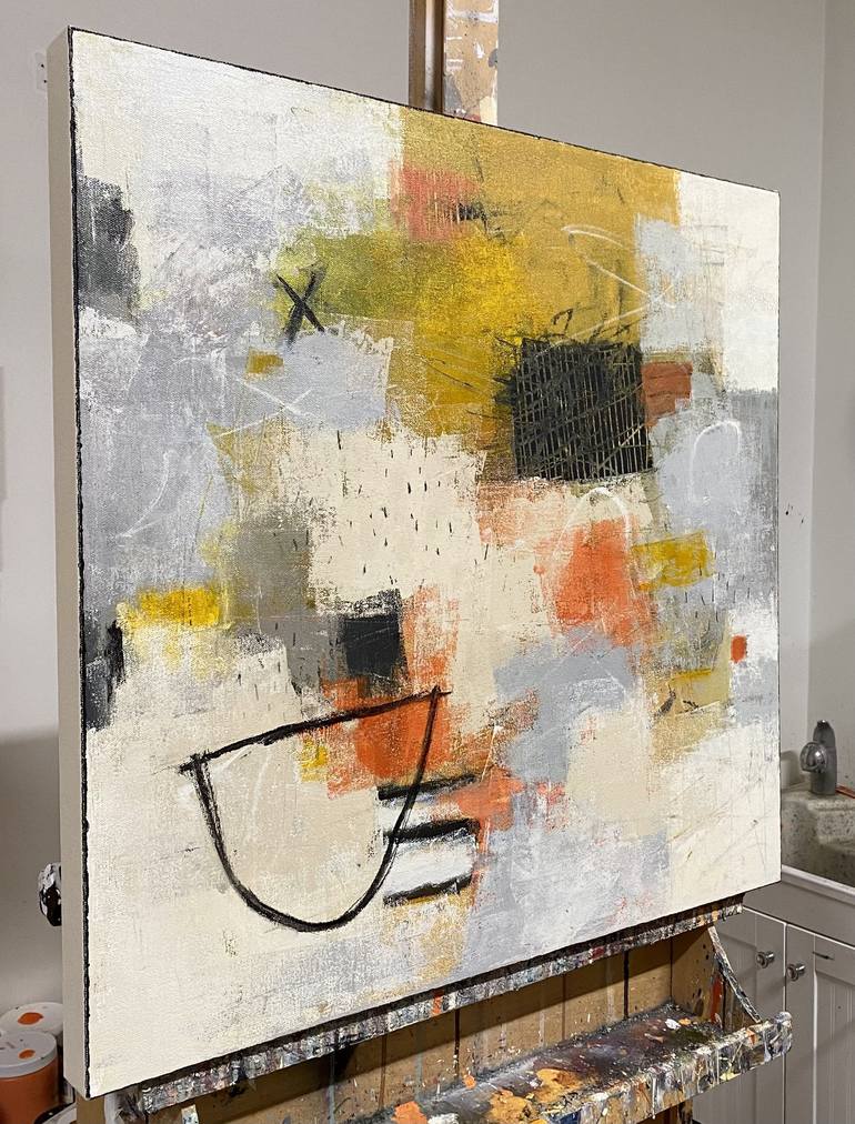 Original Abstract Expressionism Abstract Painting by Shellie Garber