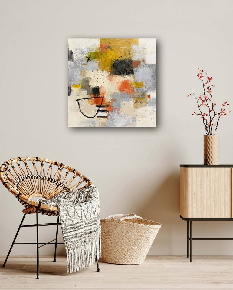 Original Abstract Expressionism Abstract Painting by Shellie Garber