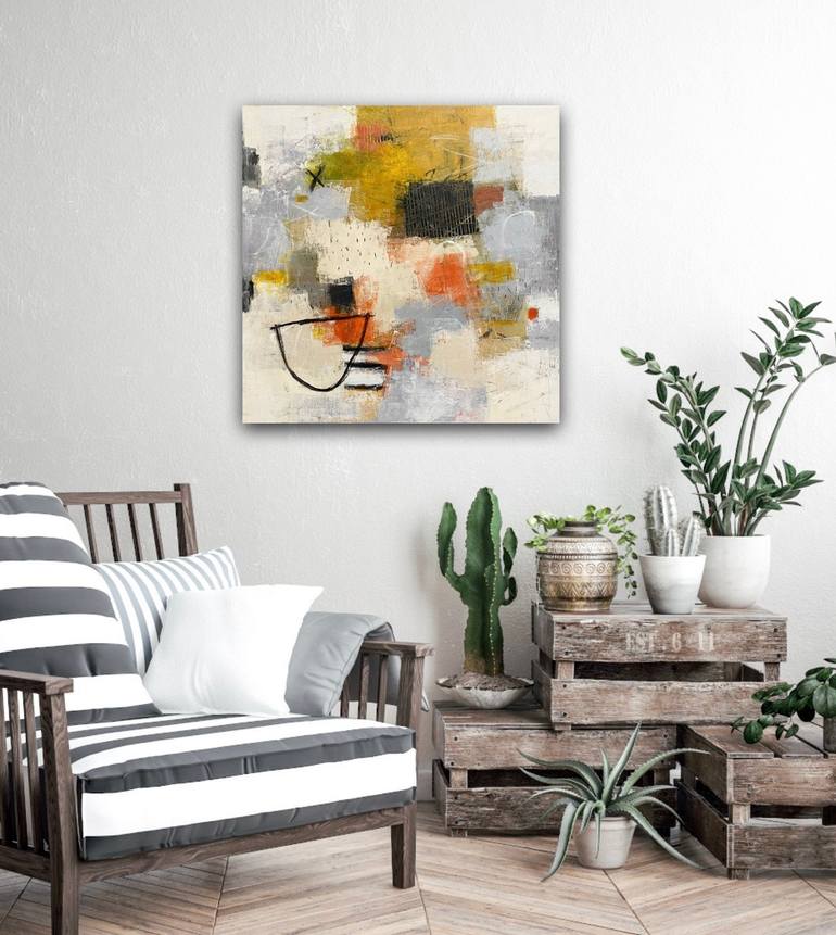 Original Abstract Expressionism Abstract Painting by Shellie Garber