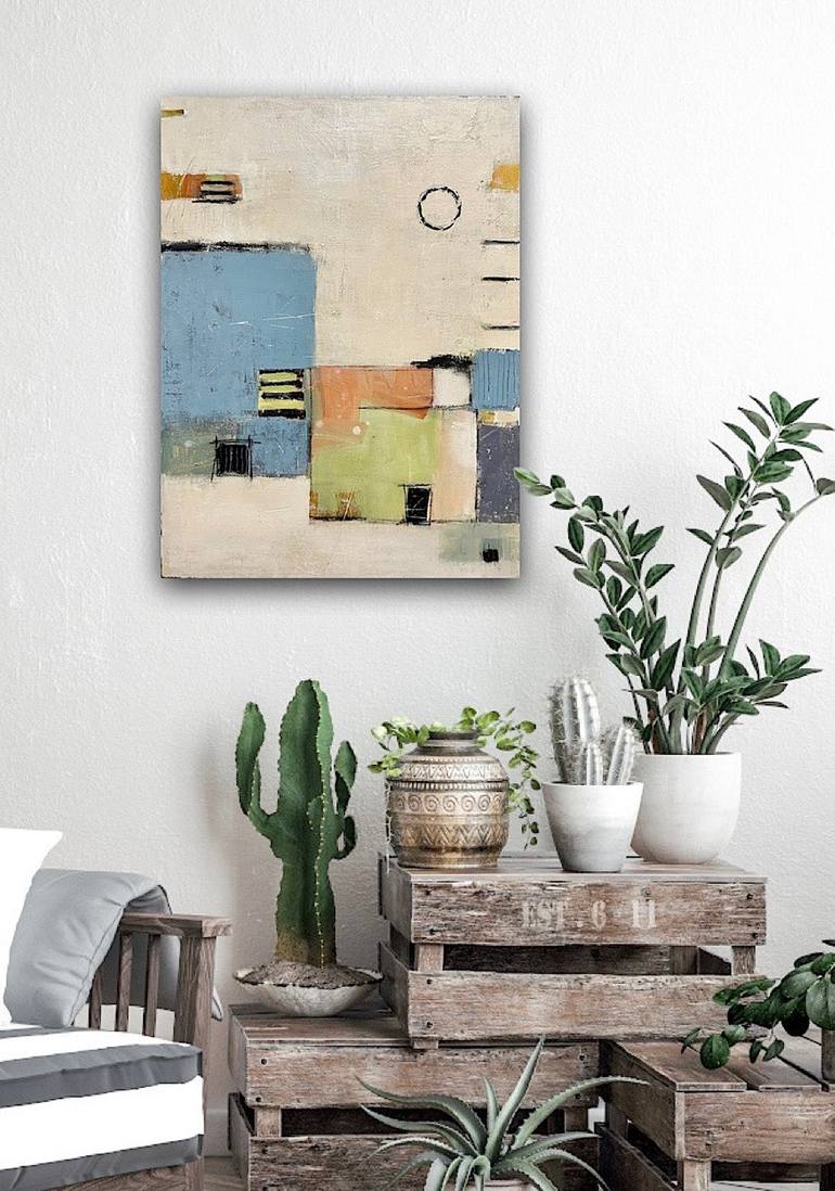 Original Abstract Landscape Painting by Shellie Garber