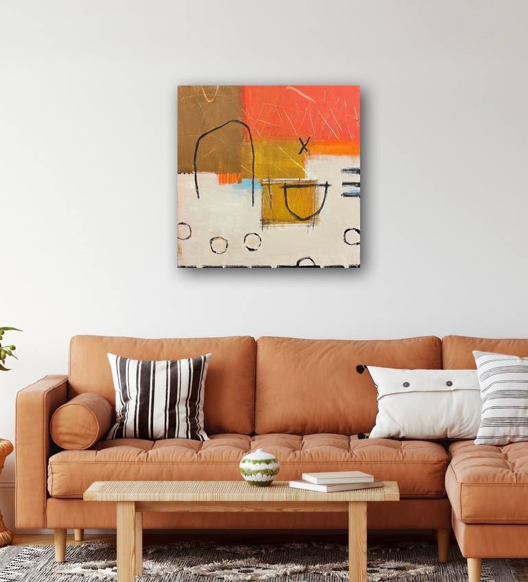 Original Abstract Expressionism Abstract Painting by Shellie Garber