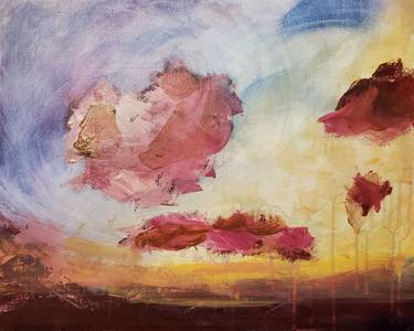 Print of Abstract Landscape Paintings by Jennifer Hoeft