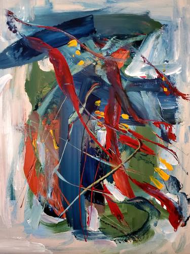 Original Figurative Abstract Paintings by Jennifer Hoeft