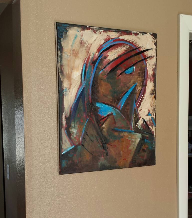 Original Cubism Abstract Painting by Jake Nordstrum