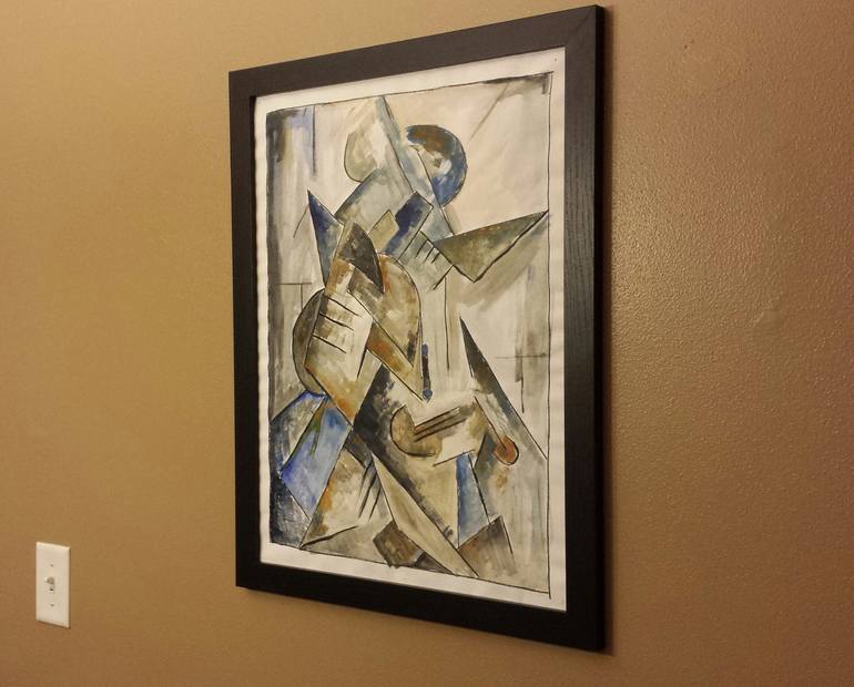 Original Cubism Abstract Painting by Jake Nordstrum