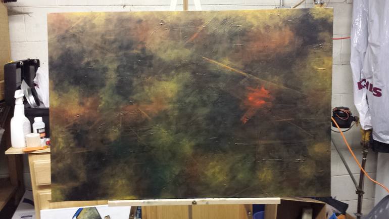 Original Abstract Expressionism Abstract Painting by Jake Nordstrum