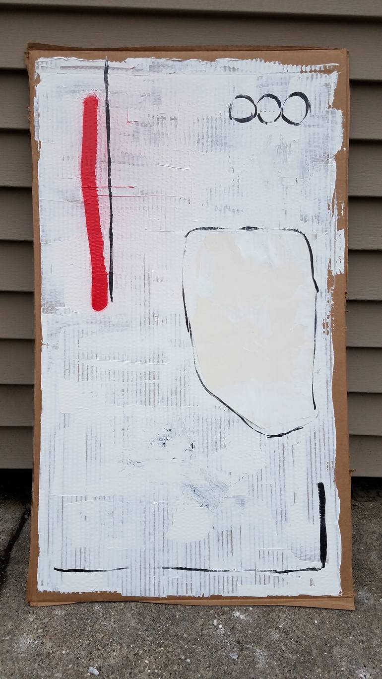 Original Dada Abstract Painting by Jake Nordstrum