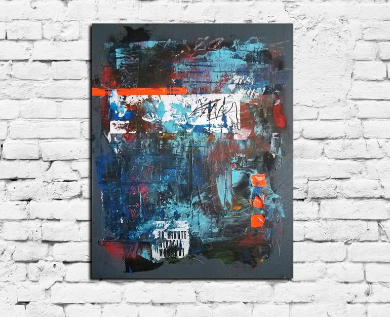 Original Abstract Expressionism Abstract Painting by Jake Nordstrum