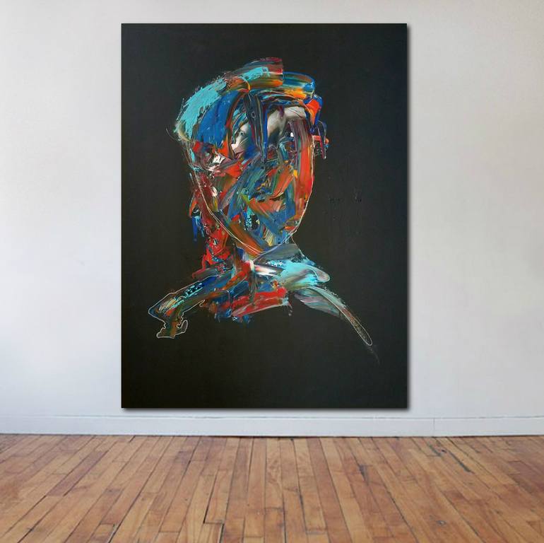 Original Conceptual Abstract Painting by Jake Nordstrum