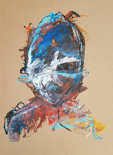 Original Portraiture Abstract Paintings by Jake Nordstrum