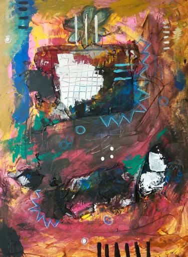 Original Abstract Expressionism Abstract Paintings by Jake Nordstrum