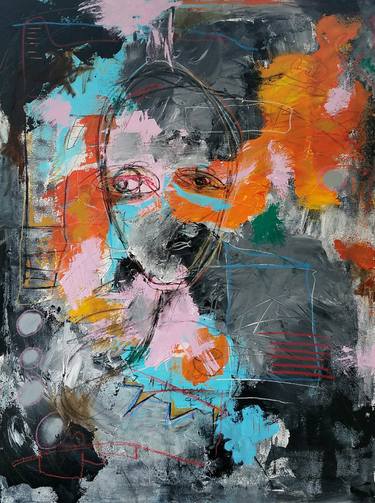 Original Abstract Expressionism Abstract Paintings by Jake Nordstrum