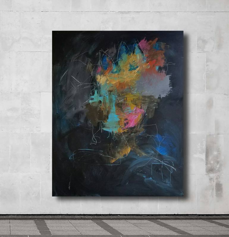 Original Conceptual Abstract Painting by Jake Nordstrum