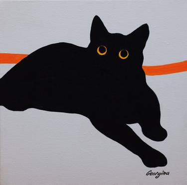 Original Abstract Animal Painting by Georgina Gray