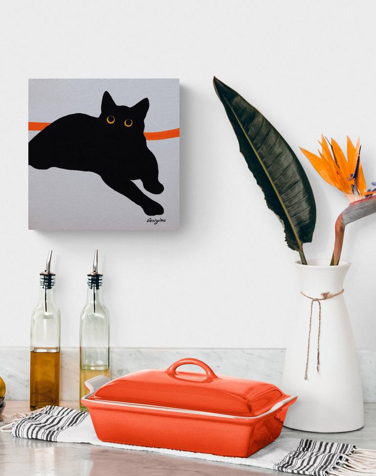 Original Abstract Animal Painting by Georgina Gray