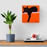 'Bandit' in situ living room