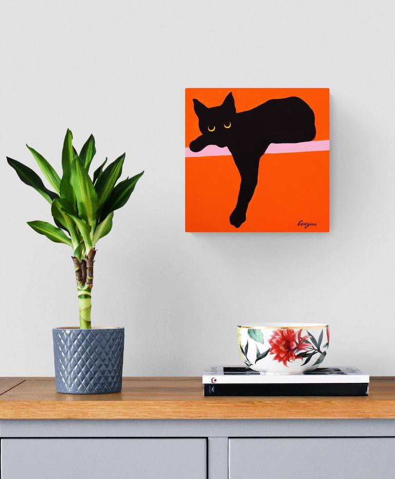 Original Abstract Animal Painting by Georgina Gray