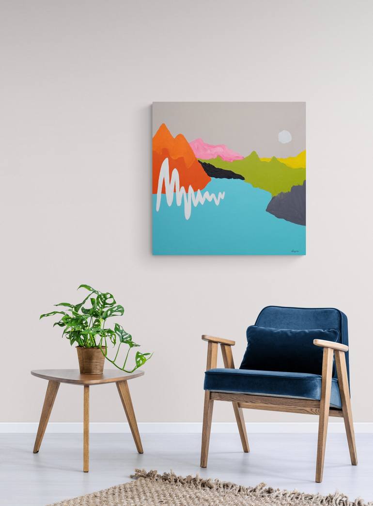 Original Abstract Landscape Painting by Georgina Gray