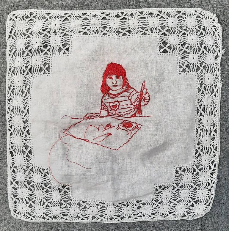 Original Figurative People Mixed Media by Paula Elion