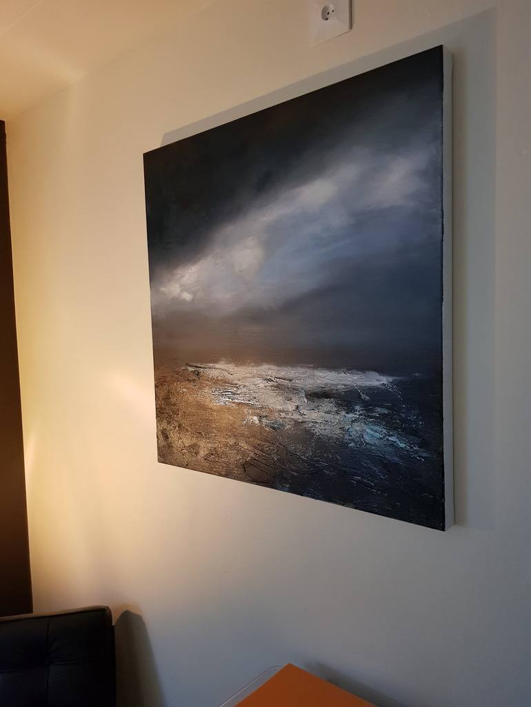 Original Abstract Seascape Painting by Adam Carnaby