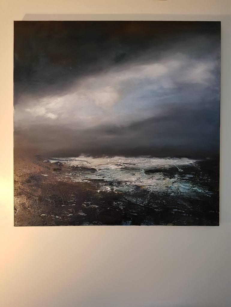 Original Abstract Seascape Painting by Adam Carnaby