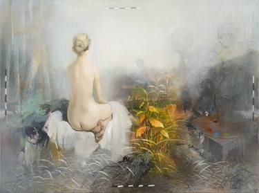 Original Nude Painting by Janis Zingitis