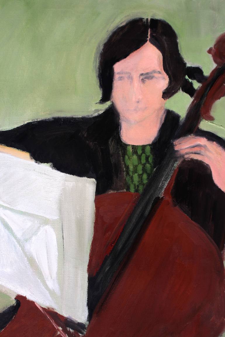 Original Figurative Music Painting by Eva Hradil