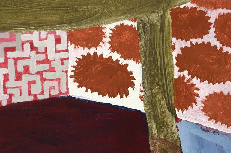 Original Abstract Patterns Painting by Eva Hradil
