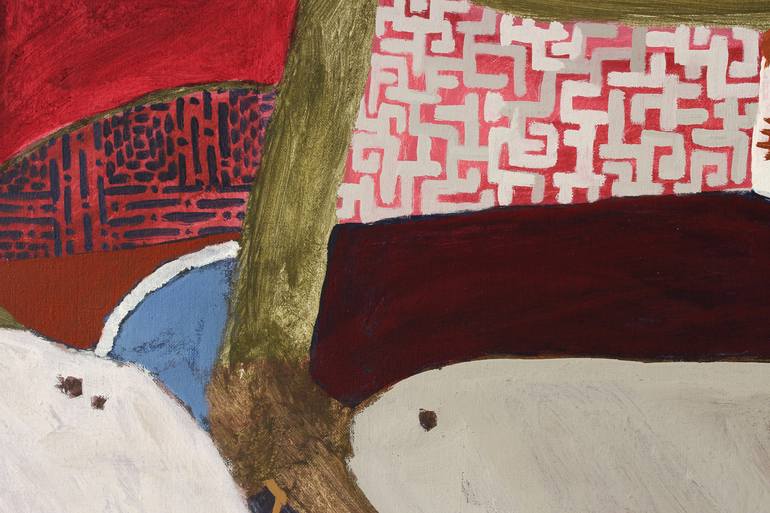 Original Abstract Patterns Painting by Eva Hradil
