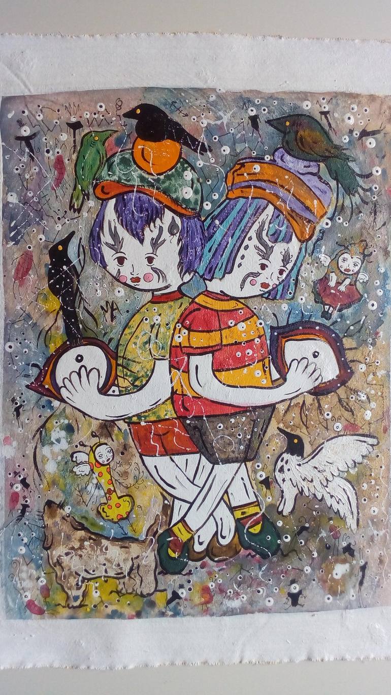 Original Children Painting by mairon almeida