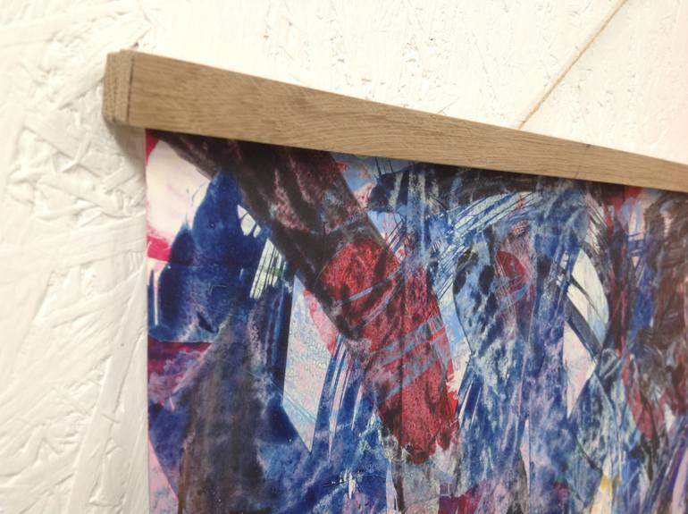 Original Abstract Expressionism Abstract Painting by Annette Falk Lund