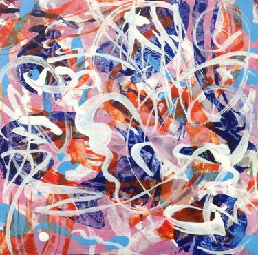 Print of Abstract Expressionism Abstract Paintings by Annette Falk Lund