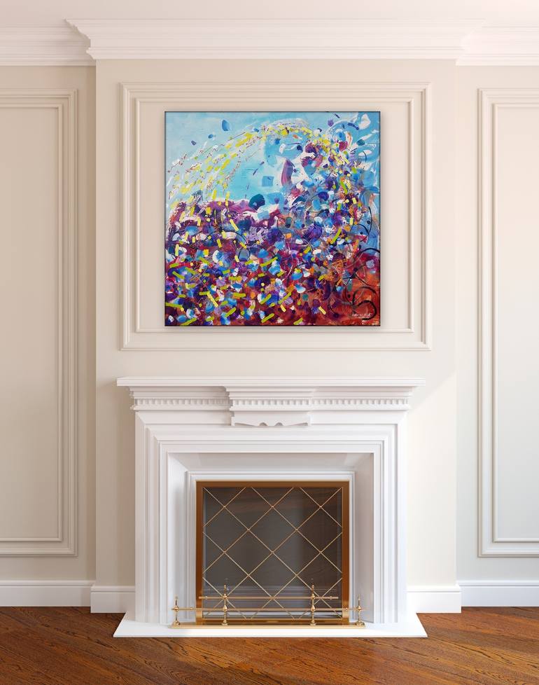 Original Abstract Painting by Heather W Ernst