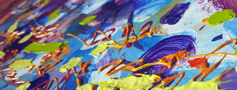 Original Abstract Expressionism Abstract Painting by Heather W Ernst