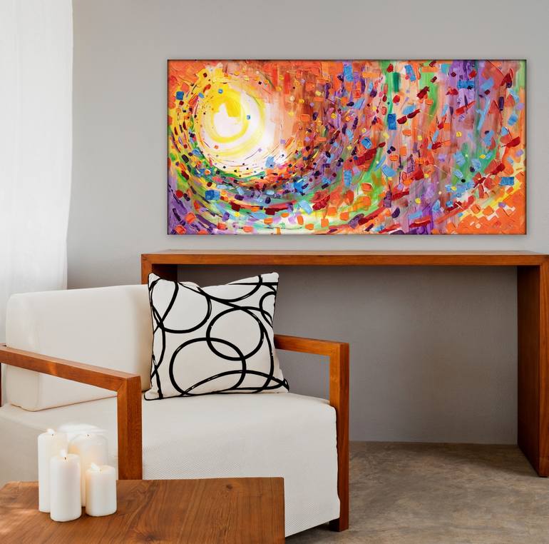 Original Abstract Expressionism Abstract Painting by Heather W Ernst