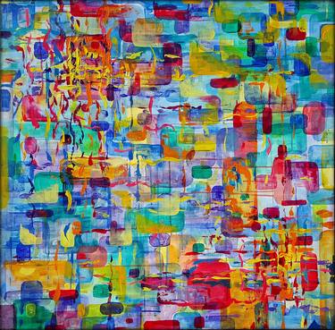 Print of Abstract Geometric Paintings by Heather W Ernst