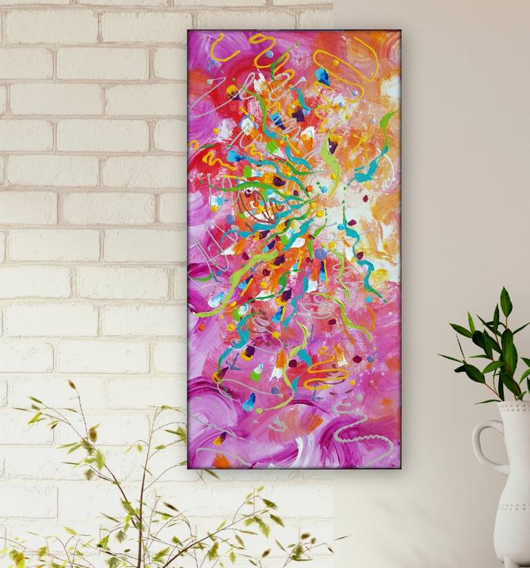 Original Abstract Expressionism Abstract Painting by Heather W Ernst