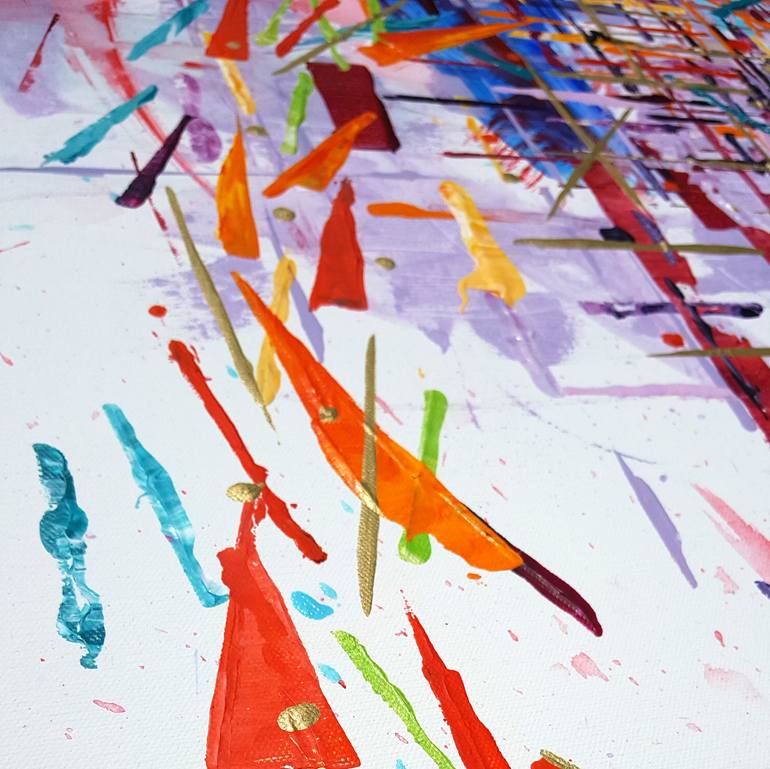Original Abstract Expressionism Abstract Painting by Heather W Ernst