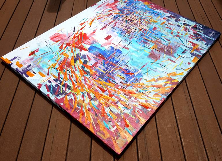 Original Abstract Expressionism Abstract Painting by Heather W Ernst