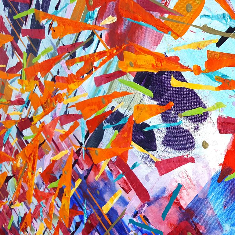 Original Abstract Expressionism Abstract Painting by Heather W Ernst