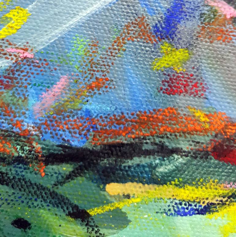 Original Abstract Landscape Painting by Heather W Ernst