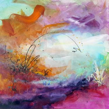 Original Abstract Landscape Paintings by Heather W Ernst