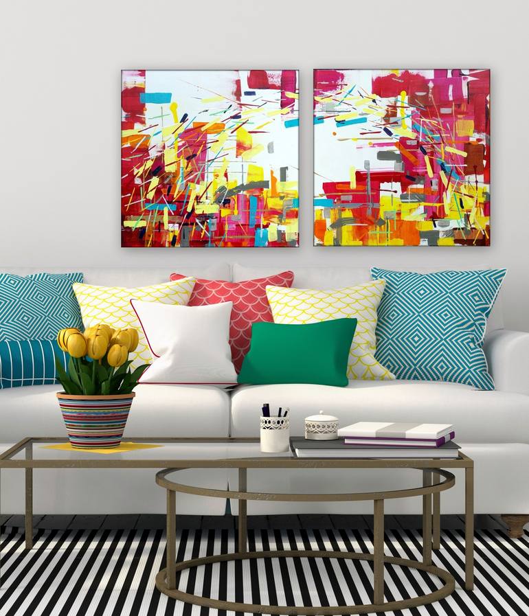 Original Abstract Painting by Heather W Ernst