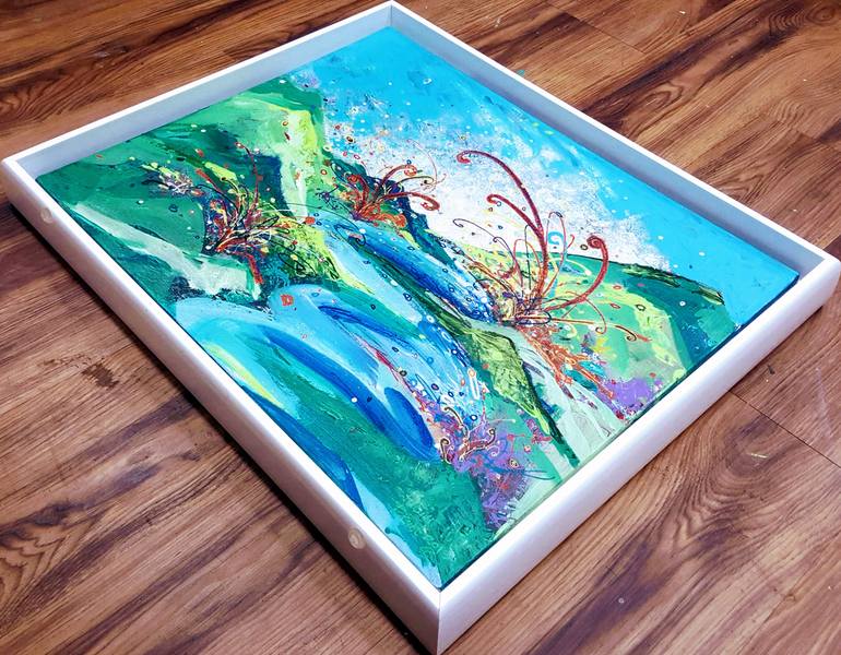 Original Expressionism Landscape Painting by Heather W Ernst