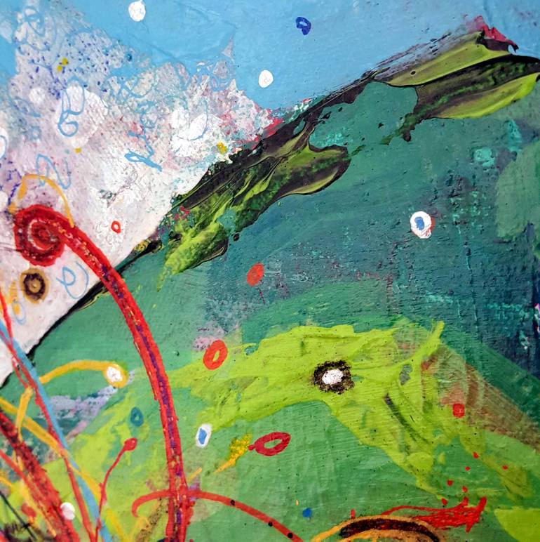 Original Expressionism Landscape Painting by Heather W Ernst