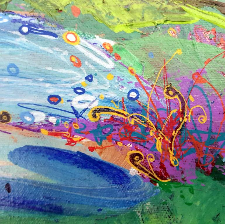 Original Expressionism Landscape Painting by Heather W Ernst