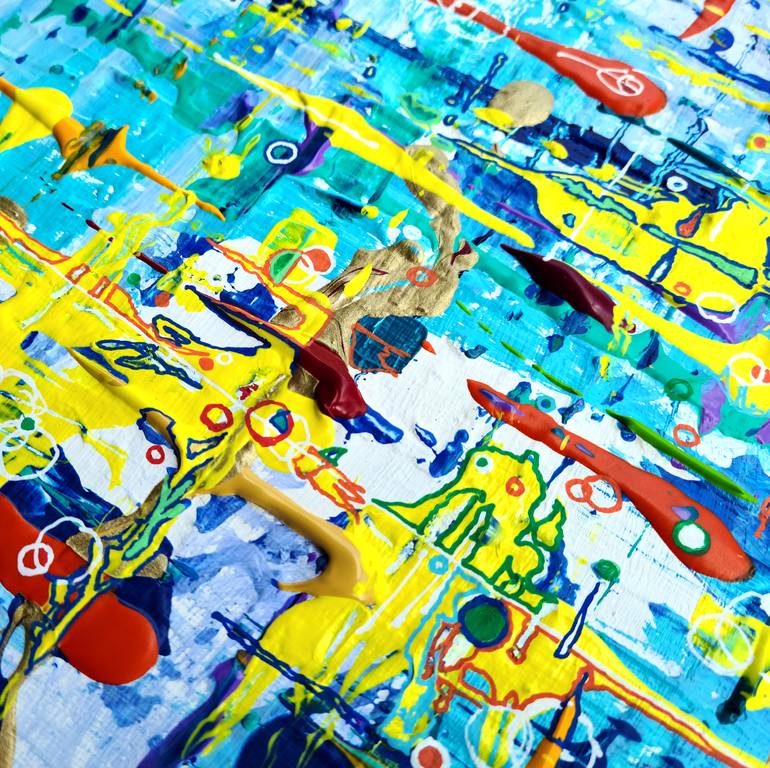 Original Expressionism Abstract Painting by Heather W Ernst