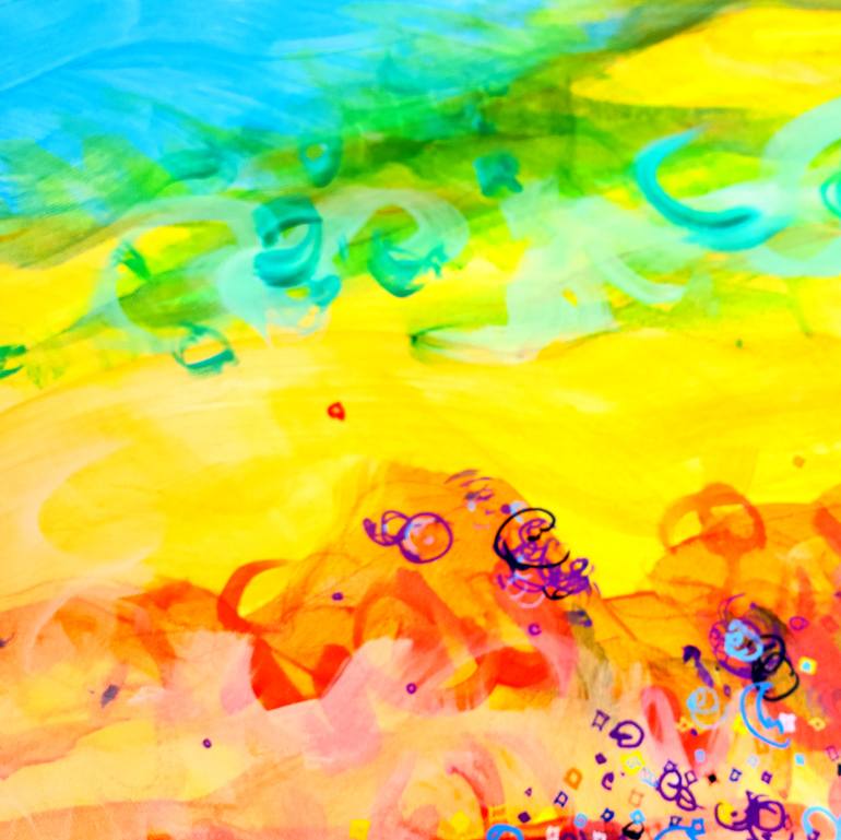Original Abstract Landscape Painting by Heather W Ernst