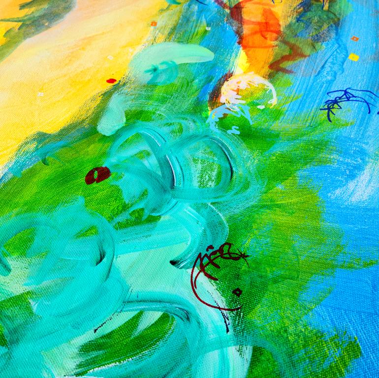 Original Abstract Landscape Painting by Heather W Ernst